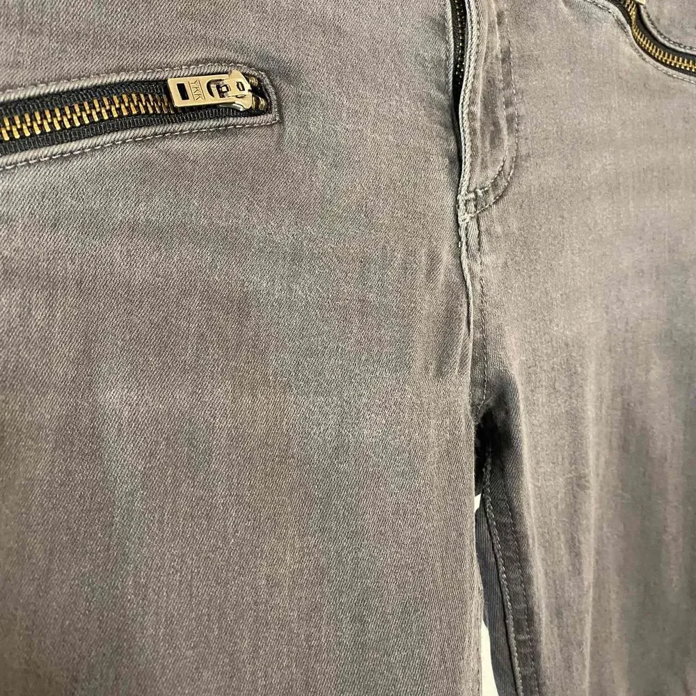Rag & Bone Womens Gray Moto‎ Skinny Jeans with Zippered Legs & Pockets Size 29